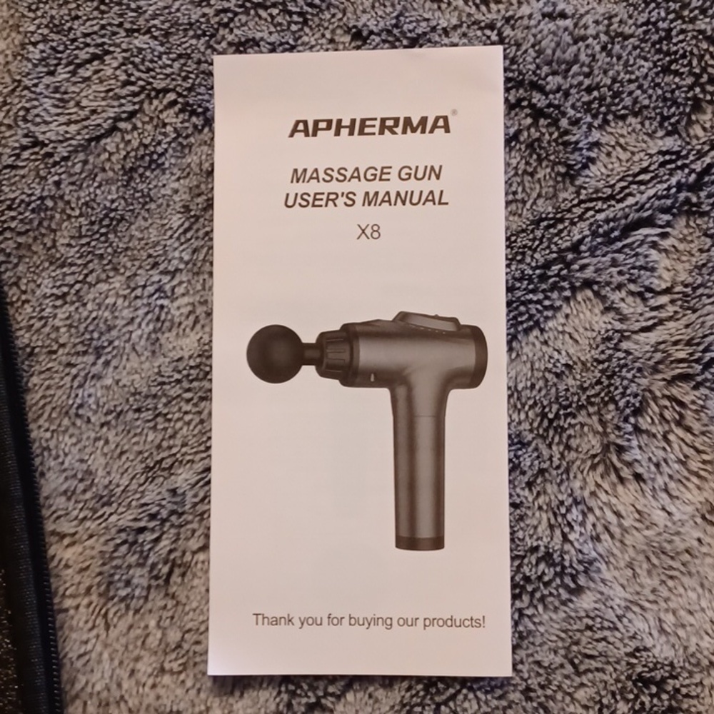 APHERMA MASSAGE GUN,  NEW IN THE BOX. - Picture 5 of 6